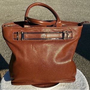 Tory Burch Sienna Brown Horsebit Purse w/Original Dustbag-EUC